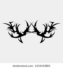vector style tsuku cool lion tattoo for muscular man chest and back tattoo