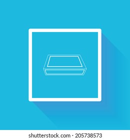 Vector Stylish Abstract Book Isolated On Background