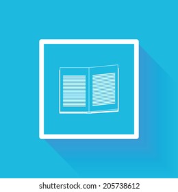 Vector Stylish Abstract Book Isolated On Background
