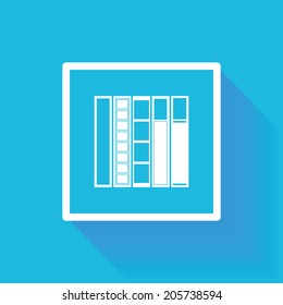 Vector Stylish Abstract Books Isolated On Background