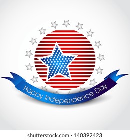 Vector stylish american independence background