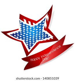 Vector stylish american independence background