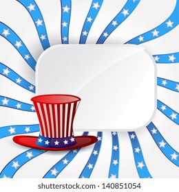 Vector stylish american independence background