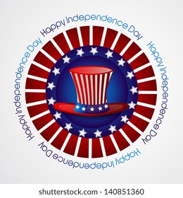 Vector stylish background of 4Th july