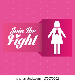 Vector Stylish Breast Cancer Design Editable