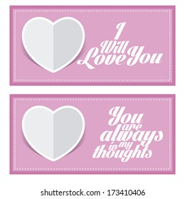 Vector Stylish Cute Valentines Day Design Editable 