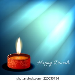 Vektor-stylischer Diwali-Hintergrund