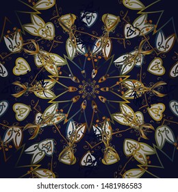Vector Stylish fabric pattern. Flowers watercolor seamless pattern.