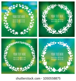 Vector stylish floral background - design elements can be used for invitation, greeting cards