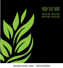 Vector stylish floral background - design elements can be used for invitation, greeting cards