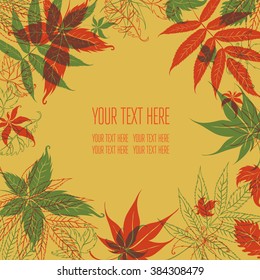 Vector stylish floral background - design elements can be used for invitation, greeting cards