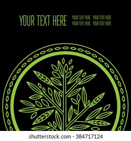 Vector stylish floral background - design elements can be used for invitation, greeting cards