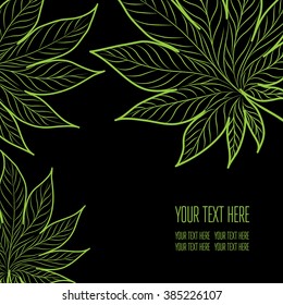 Vector stylish floral background - design elements can be used for invitation, greeting cards