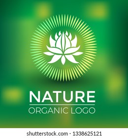 Vector stylish floral background, logo - design elements can be used for invitation, greeting cards