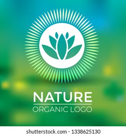Vector stylish floral background, logo - design elements can be used for invitation, greeting cards