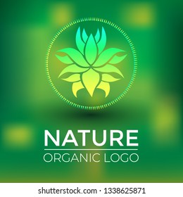 Vector stylish floral background, logo - design elements can be used for invitation, greeting cards