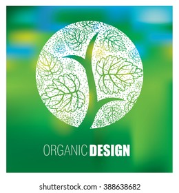Vector stylish floral background, logo - design elements can be used for invitation, greeting cards