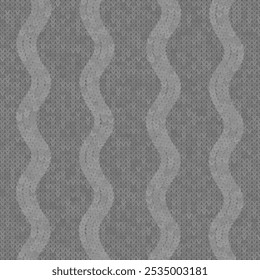 Vector Stylish Knit. Grey Knitted Texture. Woolen Pullover Canvas Print. Winter Fabric Pattern.