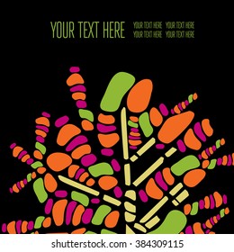 Vector stylish mosaic background - design elements can be used for invitation, greeting cards