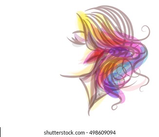 VEKTOR 
stylische Original handgezeichnete Grafik Porträt mit schönen jungen attraktiven Mädchen Modell für Design. Mode, Stil,    Schönheit. Grafik, Skizzenzeichnung. Sexy woman

