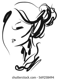 Woman Sketch Images Stock Photos Vectors Shutterstock