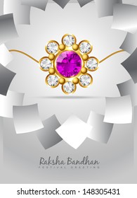 Vektorstylisches Rakshastik-Hintergrund-Design