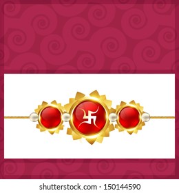 vector stylish rakshabandhan background design