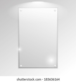 Vector Stylish Silver Framework Isolated On Background