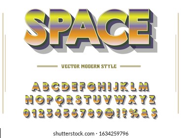 Vector of stylized and alphabet. design old style Typography creative font design Abstract modern alphabet Vector Font.Alphabet Typeface.Vector