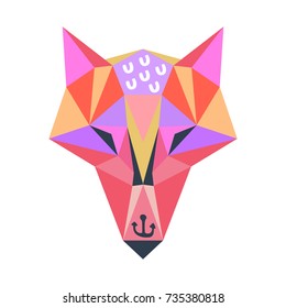 Vector stylized animal. Print, sticker and other.