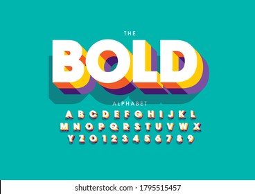 Vector Stylized Bold Font Alphabet Stock Vector (Royalty Free ...