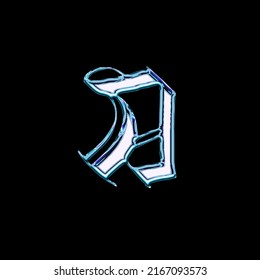 Vector of stylized calligraphic font and alphabet