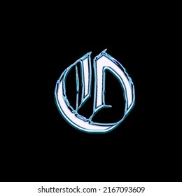 Vector of stylized calligraphic font and alphabet