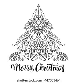 Vector stylized Christmas tree.
Vector illustration EPS10.