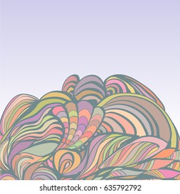 vector stylized floral background