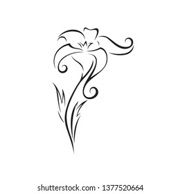 vector stylized flower