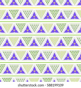 Vector stylized flower colorful bright seamless pattern texture