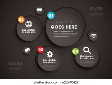 Vector of stylized geometric element and info-graphics