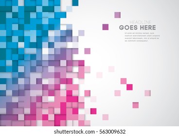 Vector of stylized geometric pattern and background