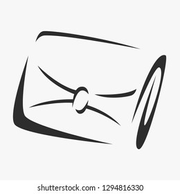 vector stylized handbag