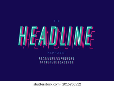Vector de letras estilizadas
