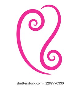 vector stylized heart