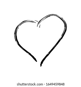 Vector  stylized heart. Original symbols for your design.

