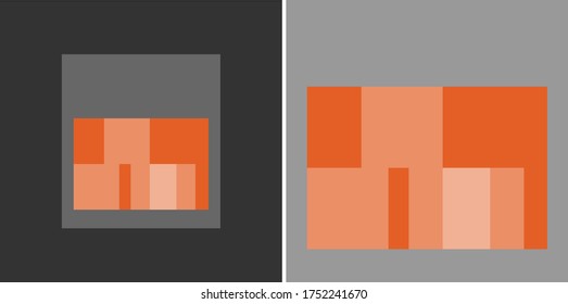 Vector stylized illustration of whiskey with ice in a glass. Illustration can be used as a logo, poster or print. All elements are isolated and can be edited.