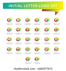 Vector of stylized liquid font and alphabet logo