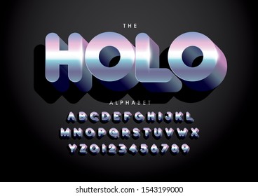 Vector de letra y alfabeto modernos estilizados