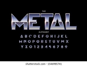 Vector de letra y alfabeto modernos estilizados