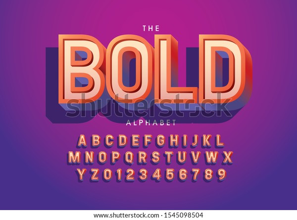 Vector Stylized Modern Font Alphabet Stock Vector (Royalty Free ...