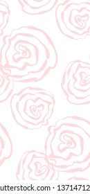 vector stylized modern seamless floral pattern