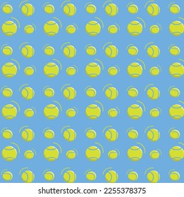 vector stylized pattern tennis sport